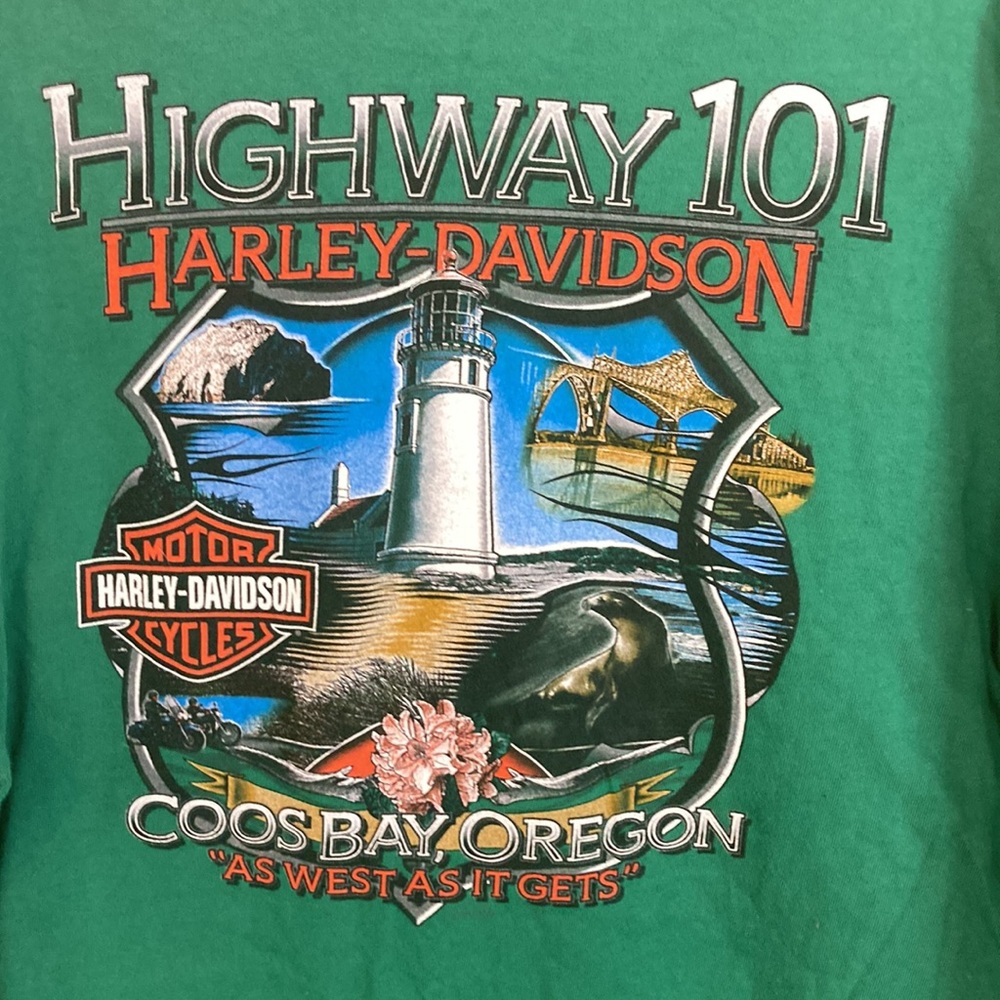 Harley Davidson Highway 101 Coosbay,Oregon. Size:XL